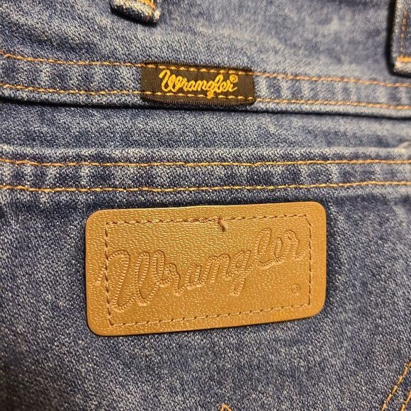 Wrangler Other - Vintage Wrangler 31 x 32 Menswear Blue Denim Jeans 100% Cotton Made In Mexico